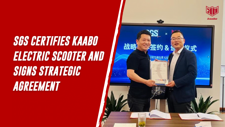 SGS Certifies Kaabo Electric Scooter and Signs Strategic Agreement