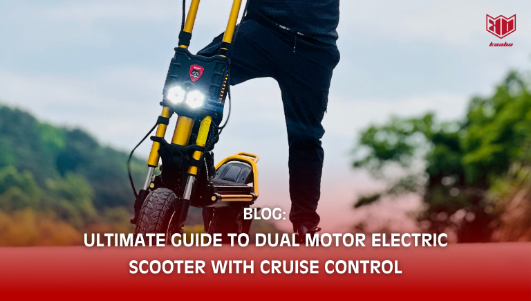 dual motor electric scooter