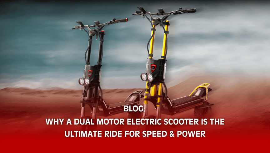 dual motor electric scooter